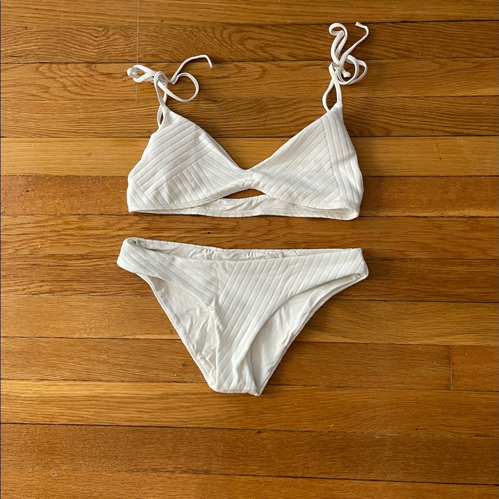 L Space White Bikini